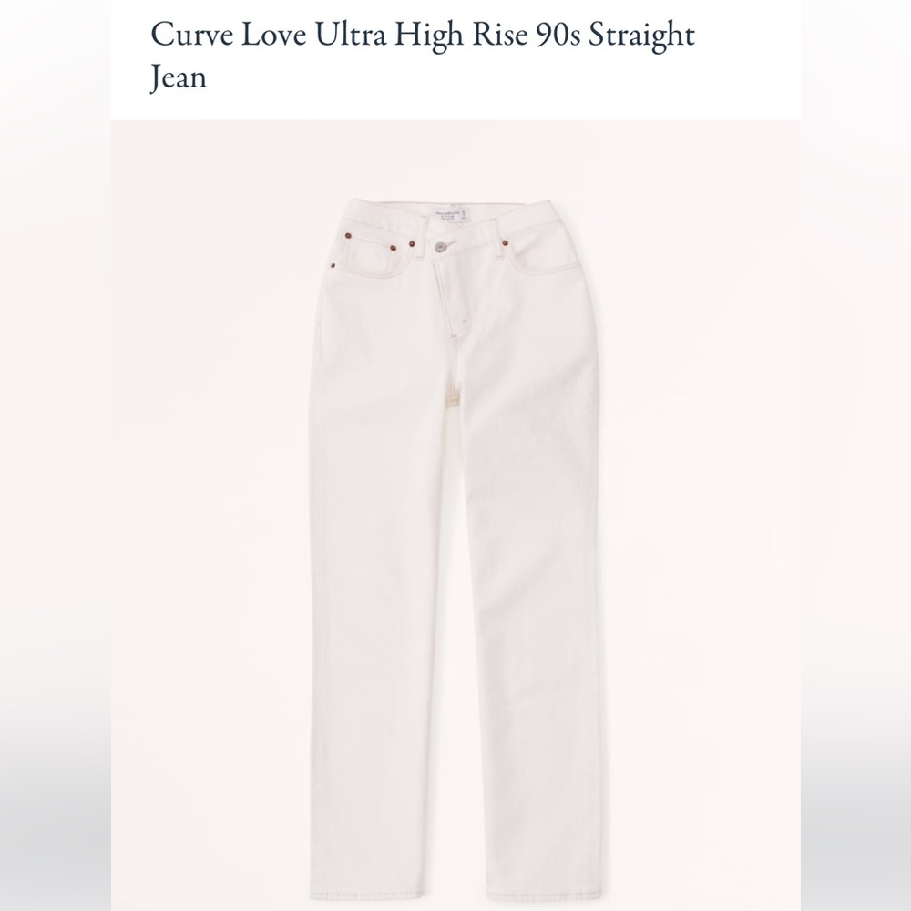 White Abercrombie Jeans